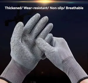 Kauçuk eldiven toptan emek koruma eldiven profesyonel özel koruyucu eldiven