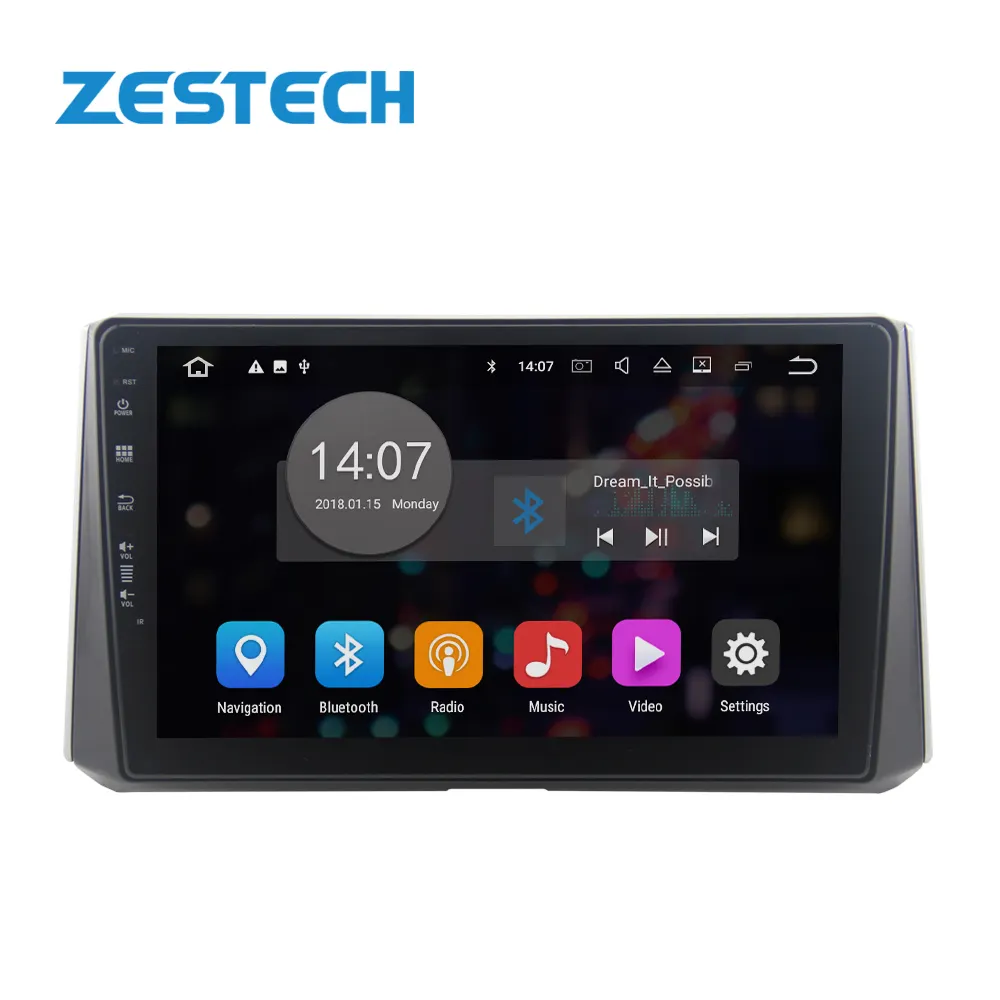 Zpots — système d'écran tactile, avec lecteur <span class=keywords><strong>radio</strong></span>, dvd, multimédia, stéréo, pour Toyota corolla, Camry, Cruiser, Prado, Android 10