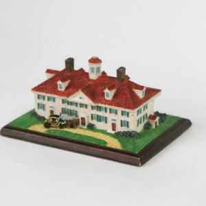 Maqueta Coleccionable de una Mansión Americana, Réplica de Mount Vernon en Resina, Decoración para el Hogar - Product Image 5