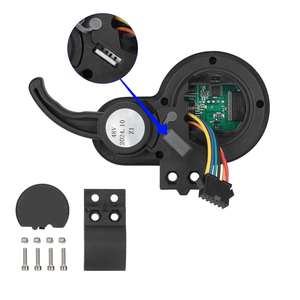 J&P Jipin Affichage de tableau de bord 6 broches 36V à 60V pour trottinette, Écran LCD pour trottinette électrique JP 36V 48V 60V, Compteur universel pour trottinette 36V-60V - Product Image 3