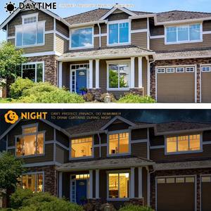 Film adhésif pour vitres, effet miroir argenté chromé, vision unidirectionnelle, sur mesure, 2 plis, pour voiture, maison et commerce, pour la confidentialité et la protection thermique - Product Image 4