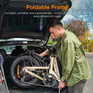 엥위 L20 3.0 프로 풀 서스펜션 접이식 전기 자전거 100Nm 토크 48V 15Ah 리튬 배터리 성인용 오프로드 전기 시티 바이크 - Product Image 6