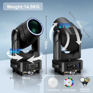 Factory Stage Lights Spot Wash Moving Light With RGB Halo Bar LED Moving Head Beam Lighting For Wedding DJ Disco Party KTV