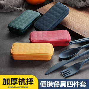 Thìa Thiết Kế Tách Rời Có Thể Tháo Rời ĐŨA NĨA Bộ Dao Kéo Kích Thước Bỏ Túi Tiện Dụng Gấp Gọn Đi Du Lịch Kèm Hộp Đựng - Product Image 3