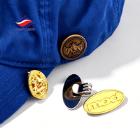 Longzhiyu - Clip Magnético para Gorra de Golf con Logotipo de Marca Metálico Personalizado, Diseño Más Reciente de Fábrica con 20 Años de Experiencia, Marcador de Pelota Extraíble