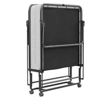 Lit pliant pliable pliable pliable pliable en métal portable en acier moderne pour adultes