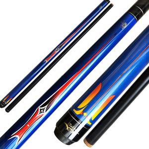 Queue de billard Tai Ba Cues en 2 parties, pointe de 13 mm, queue courte pour enfant de 48 pouces, 18, 19 oz (seléctable) - Bleu, Noir - Product Image 1