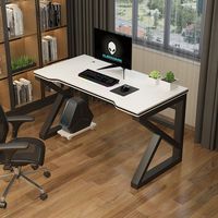 Bureau d'ordinateur, nouveau bureau de jeu pour la maison avec trous de gestion des câbles, bureau d'étude renforcé et épaissi