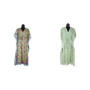 Vestido musulmán sin mangas, caftán largo - Product Image 1