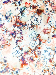 Impresión Digital personalizada Mujeres Sudanesas Toub suizo somalí Dirac para camisa diario 100% algodón suizo gasa impresa tela Floral - Product Image 4