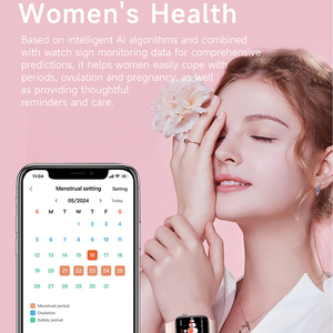 สมาร์ทวอทช์ TK30 รุ่นใหม่ ปี 2026 พร้อมฟังก์ชั่นรับสาย NFC เครื่องคิดเลข ตรวจวัดสุขภาพ มาตรฐานกันน้ำ IP68 นาฬิกาติดตามการออกกำลังกายสำหรับผู้หญิงและผู้ชาย - Product Image 5