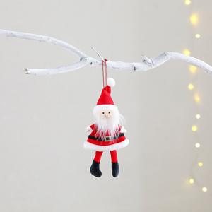 Personalizable 30cm Santa Claus abuela dibujos animados felpa colgante creativo nuevo muñeco de peluche para decoraciones de fiesta de Navidad Festival - Product Image 1