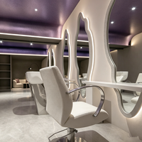 Miroir « Cloud » à LED intelligent avec cadre métallique pour salon de coiffure – Mobilier professionnel pour salons de coiffure