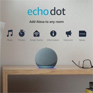 Original Fifth-<strong>generation</strong> for <strong>Echo</strong> <strong>Dot</strong> 5 with Clock LED <strong>Alexa</strong>-enabled Smart Speaker Voice-controlled Audio System with Magnet - Product Image 5