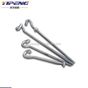 Accessoires pour liens électriques aériens, crochet en <span class=keywords><strong>queue</strong></span> <span class=keywords><strong>de</strong></span> <span class=keywords><strong>cochon</strong></span> en acier galvanisé, boulon en <span class=keywords><strong>queue</strong></span> <span class=keywords><strong>de</strong></span> <span class=keywords><strong>cochon</strong></span>, <span class=keywords><strong>vis</strong></span> en <span class=keywords><strong>queue</strong></span> <span class=keywords><strong>de</strong></span> <span class=keywords><strong>cochon</strong></span>, OEM - Product Image 2