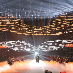 Tubo de luz LED RGB para concierto, grúa de elevación triangular, cabrestante cinético, DMX - Product Image 2