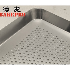 Bakepro 400x600mm Plateau Perforé En Aluminium Pain Gâteau Cookie Feuille <span class=keywords><strong>De</strong></span> <span class=keywords><strong>Cuisson</strong></span> Pan Filtre Plaques <span class=keywords><strong>De</strong></span> <span class=keywords><strong>Cuisson</strong></span> et casseroles - Product Image 6