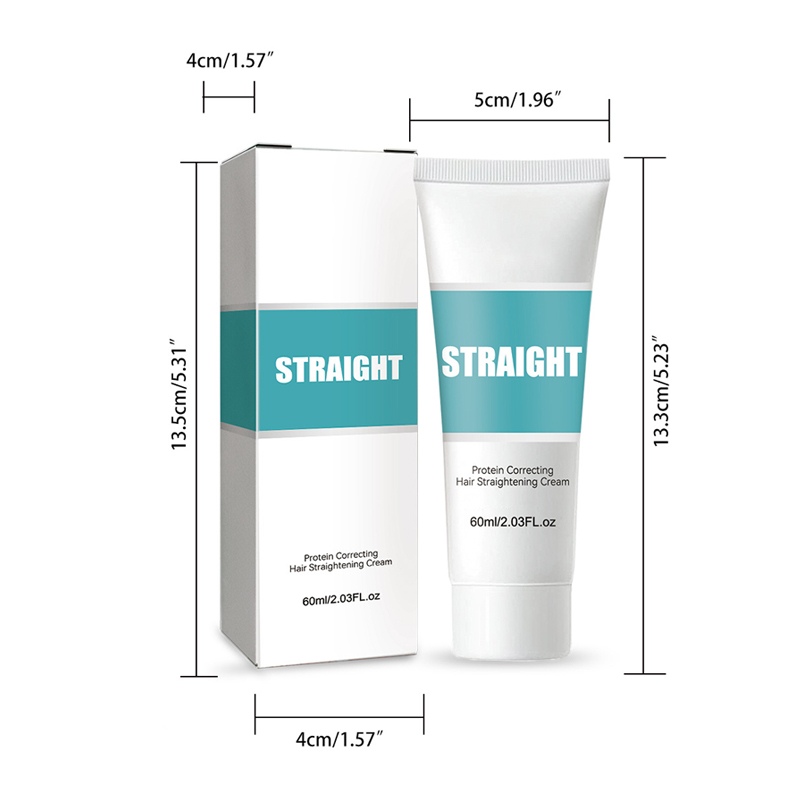 2023 new protein correcting hair straightening cream 60ml nourishing fast smoothing collagen hair straightener