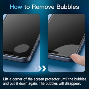 Nugolas 9H 2ครั้งเสริมกันการสอดแนมกระจกนิรภัยป้องกันหน้าจอเพื่อความเป็นส่วนตัวสำหรับ <span class=keywords><strong>iPhone</strong></span> <span class=keywords><strong>12</strong></span> 13 14 15 16 17 Pro Max PLUS - Product Image 3