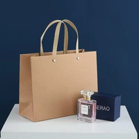 Sacs en papier kraft classiques de luxe, réutilisables, durables, écologiques, de haute qualité, avec ruban, taille personnalisée, options multi-styles pour cadeaux
