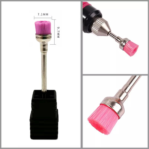 <b>Mini</b> Nail Dust Cleaning Brush 3/32 Inch White Acrylic Nail <b>Drill</b> Brush Electric Nail <b>Drill</b> Bits Cleaner Manicure Tool - Product Image 6