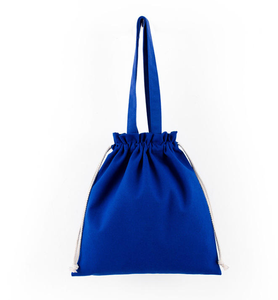 Wholesale custom printed logo blank solid color handle <b>drawstring</b> <b>canvas</b> tote <b>bag</b> for shopping - Product Image 6