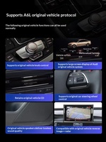Écran tactile capacitif entièrement laminé Android de 12,3 pouces, écran partagé 4G mondial, GPS pour voiture, lecteur multimédia pour Audi Q5 SQ5 2017-2020