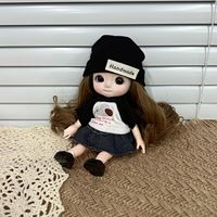 Mini poupée articulée en vinyle, plusieurs coiffures, vêtements décontractés, poupée de collection tendance, jouets en peluche pour adolescentes