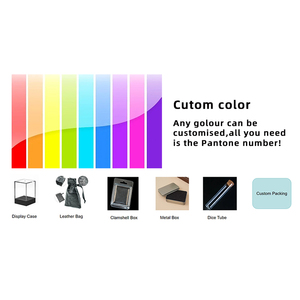 Xúc xắc acrylic hình vuông phủ kim tuyến in logo tùy chỉnh FACCUB, nhiều màu sắc, kích thước 16mm, bán buôn DND - Product Image 6