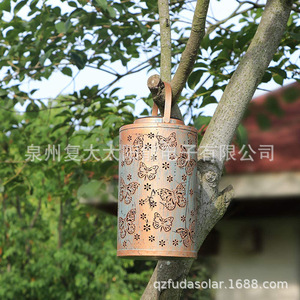 Lámpara Solar de Mariposa LED para Jardín, Luz Colgante para Exteriores con Panel Solar y Control de Luz - Product Image 4