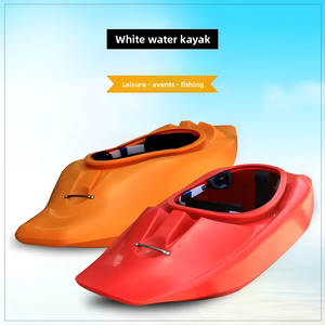Kayak de pêche monoplace large en HDPE épaissi, <span class=keywords><strong>bateau</strong></span> rapide <span class=keywords><strong>pour</strong></span> la pêche en eaux vives - Product Image 2