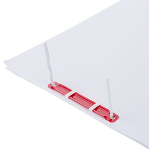 Deli Two Hole Document Clip Plastic Binding Strip Office Supply Colored 50 Sets 5548 - Product Image 3