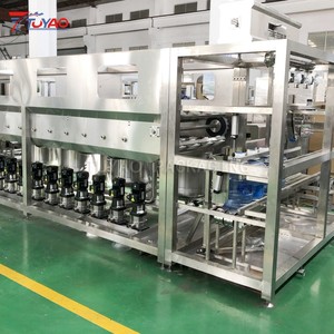 Machine de remplissage automatique de bouteilles de 20 L (5 gallons) 300 BPH, avec laveuse de barils et machine de bouchage et de scellage pour bouteilles d'eau de 5 gallons - Product Image 2