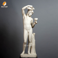 Estatua de Mármol de Antonio Canova de París, Tamaño Real, Tallada a Mano, Figura Clásica Griega/Romana, MILY
