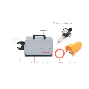 Conector de cable neumático, máquina de prensado de terminales, herramientas de prensado de terminales automáticas con 220V - Product Image 5