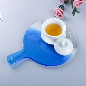Homes unFood Grade DIY Kristall klare Epoxidharz formen Silikon griffs chale für Untersetzer - Product Image 5