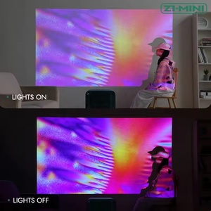 Zeemr chiếu <span class=keywords><strong>LCD</strong></span> ai tự động lấy nét Keystone hỗ trợ 4K giải mã 1080P 600ANSI xách tay Z1 Máy chiếu mini - Product Image 5