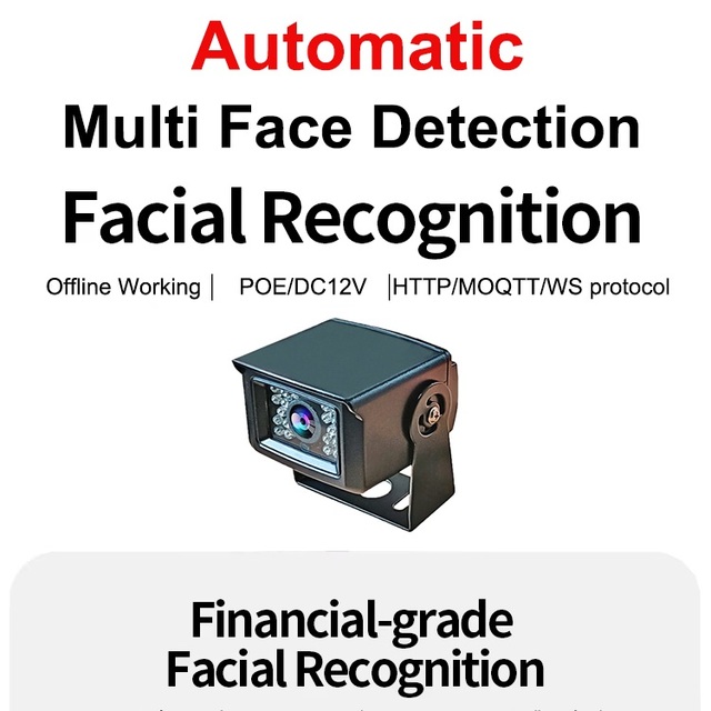 Facial Recognition Camera High Quality 5MP Outdoor Bullet 4K Face Recognition Water-Proof IP67 for Indoor Outdoor Use