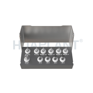 KIT manuale per trapano dentale con guida a livello osseo in metallo KIT per appiattimento osseo - Product Image 2