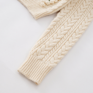 Factory Custom <strong>Women</strong> <strong>Knit</strong> Sweater Long Sleeve Crew Neck Ladies <strong>Cardigans</strong> Fashion <strong>Cable</strong> Hand Embroidery <strong>Women</strong> <strong>Knit</strong> <strong>Cardigan</strong> - Product Image 4