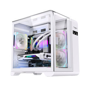 Lovingcool新品电脑外壳MATX电脑外壳高清USB3.0钢化玻璃电脑外壳和塔游戏机箱 - Product Image 1