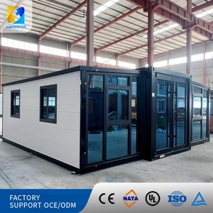 Two Wing Expandable Container System with High Ceiling Layout for Apartment & Office Building Modern Design Comfortable Living - Product Image 2