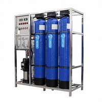 Système de purification d'eau par osmose inverse FRP 500 LPH personnalisé pour puits souterrains, adoucisseur d'eau 500 LPH pour l'eau potable