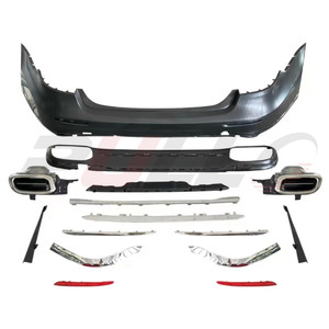 Vende bien accesorios de coche para Benz Clase E W212 <span class=keywords><strong>2015</strong></span> cambio a estilo W223 <span class=keywords><strong>Maybach</strong></span> con parachoques delantero y trasero y borde trasero de rejilla - Product Image 6