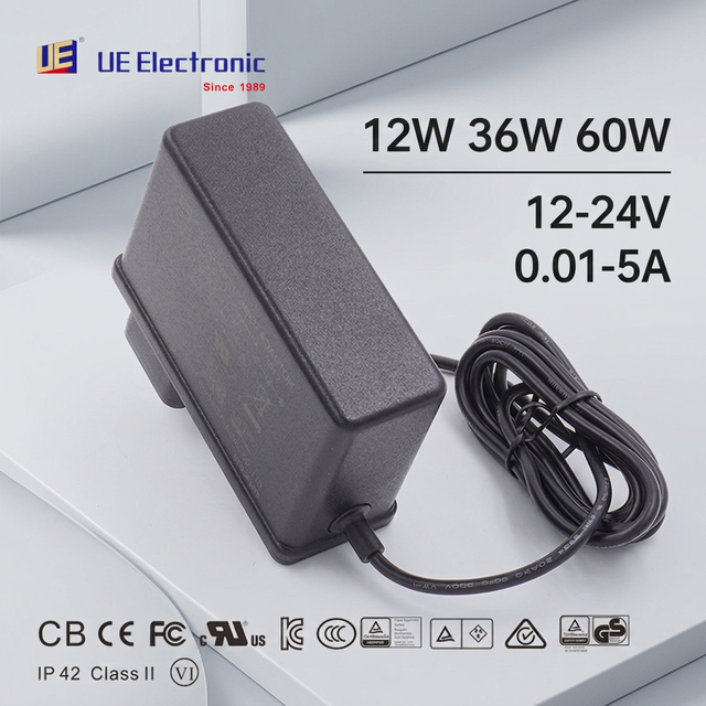 Manufacturer 12W 36W 60W 12V 15V 22V 24V 2.5a 4a 5a Ac to Dc Power Adapter an Electronic Thermometer Medical Power Supply