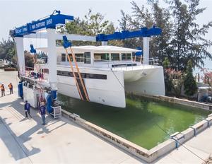 Dapat disesuaikan portabel kapal kerekan perjalanan angkat derek seluler untuk transportasi mudah perahu semua ukuran inti komponen mesin - Product Image 4