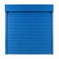 Porte à enroulement en acier, coupe-feu 3 heures, couleur personnalisée, automatique, pour centre commercial, hôtel, atelier, usine