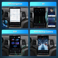 Pour Jeep Grand Cherokee 2014-2021, écran de lecteur DVD radio 12,95 pouces, Snapdragon665, kit stéréo Android fourni par l'usine, Pro
