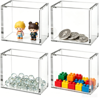 Boîte magnétique en acrylique pour boosters TCG japonais, boîte standard écologique et empilable avec fermeture protectrice
