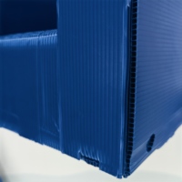 Boîte en plastique ondulé PP recyclable certifiée ISO de la marque Seastar, empilable, réutilisable, étanche, vente en gros d'usine